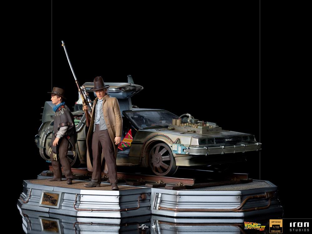 Back to the Future III Art Scale Statuer 1/10 Full set Deluxe 57 cm