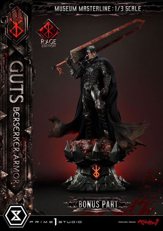 Prime 1 Studio Deluxe Bonus Version Statue: Berserk Museum Masterline Guts Berserker Armor Rage Edition, 1/3 Scale, 121 cm