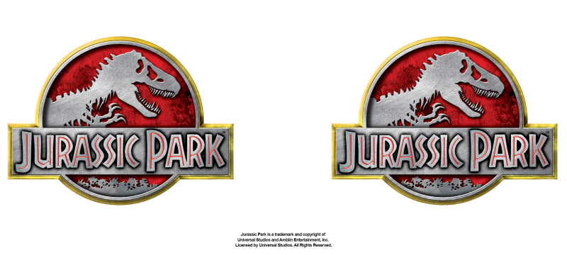 Jurassic Park Metallic Logo Kaffe Krus