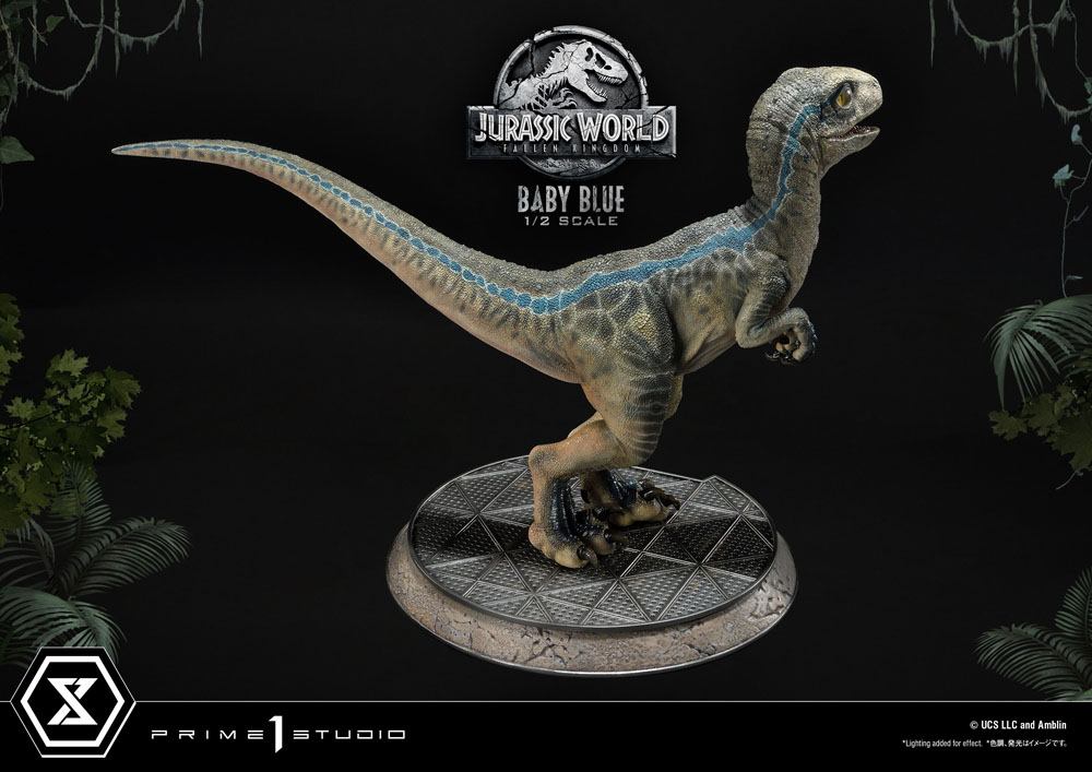 Jurassic World: Fallen Kingdom Prime Collectibles Statue 1/2 Baby Blue 34 cm figur set oppe fra