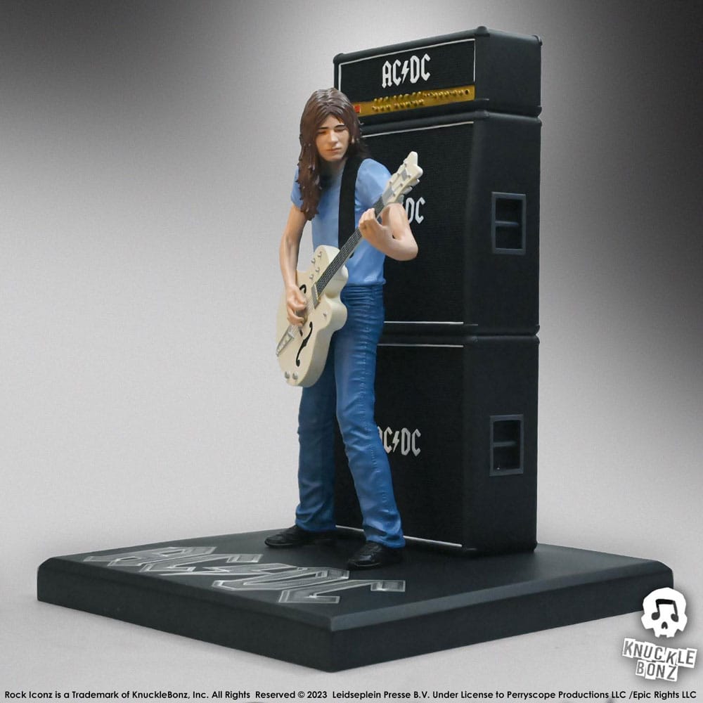 AC/DC Rock Iconz Statue Malcolm Young II 23 cm