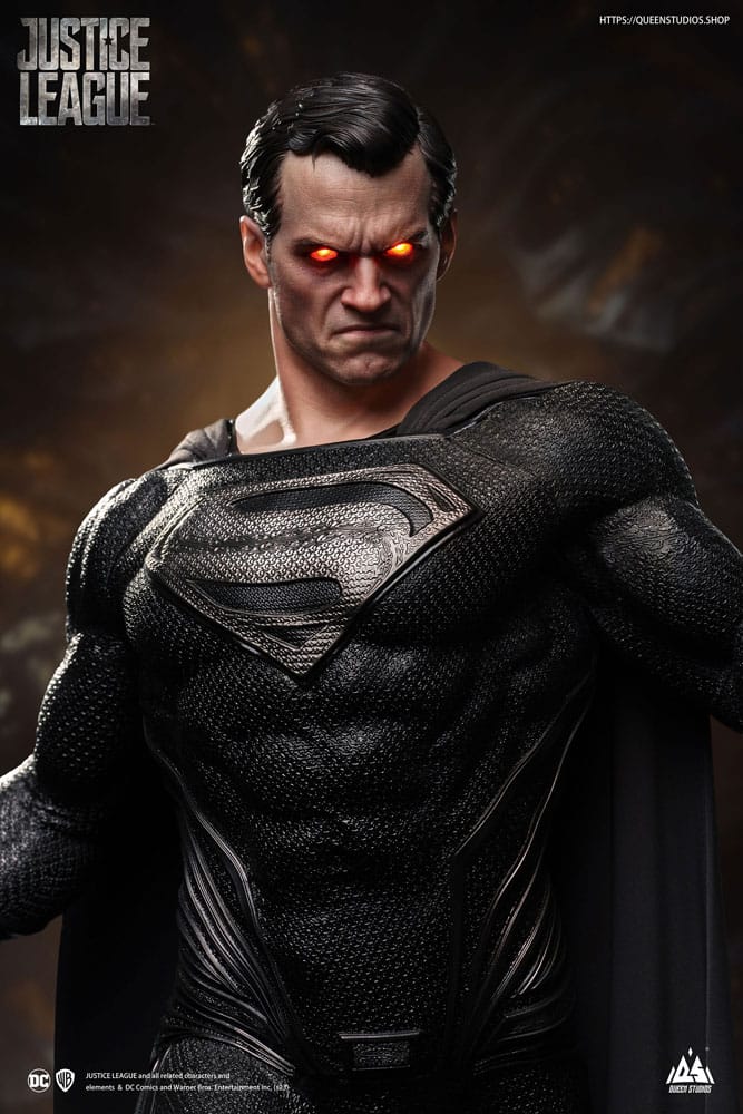 DC Comics Statue 1/3 Superman Black Suit Version Special Edition 80 cm