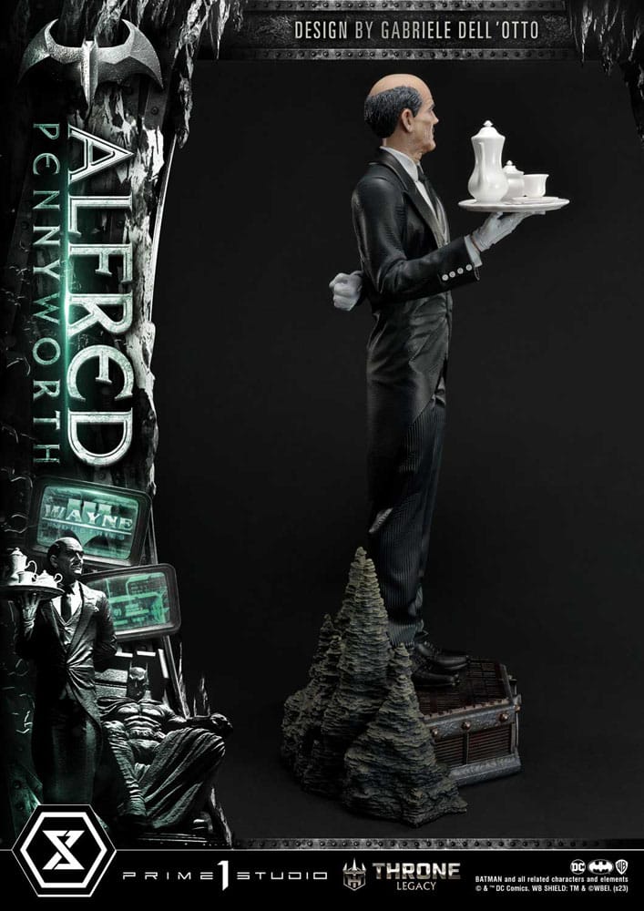 DC Comics Throne Legacy Series Statue Alfred Pennyworth (Batman Comics) Bonusversion 57 cm