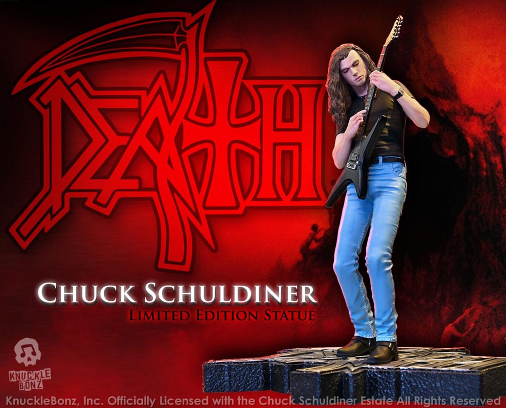 Death Rock Iconz Statue Chuck Schuldiner 22 cm