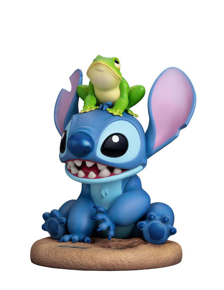 Disney 100. Master Craft Statue Stitch mit Frosch 34 cm