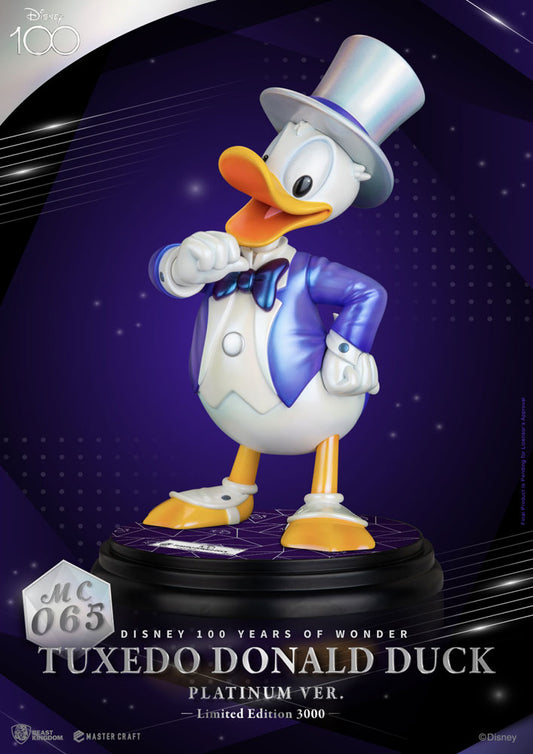 Disney 100. Master Craft Statue Tuxedo Donald Duck (Platinum Ver.)