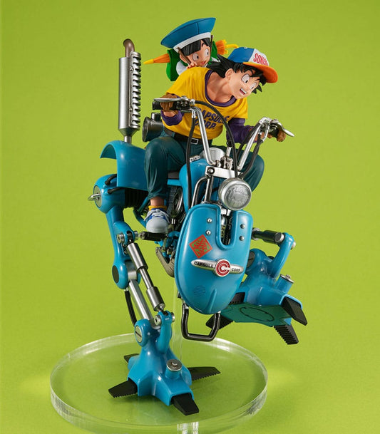 Dragonball Z Desktop Real McCoy EX PVC Diorama Son Goku &amp; Son Gohan &amp; Robot with two legs 20 cm