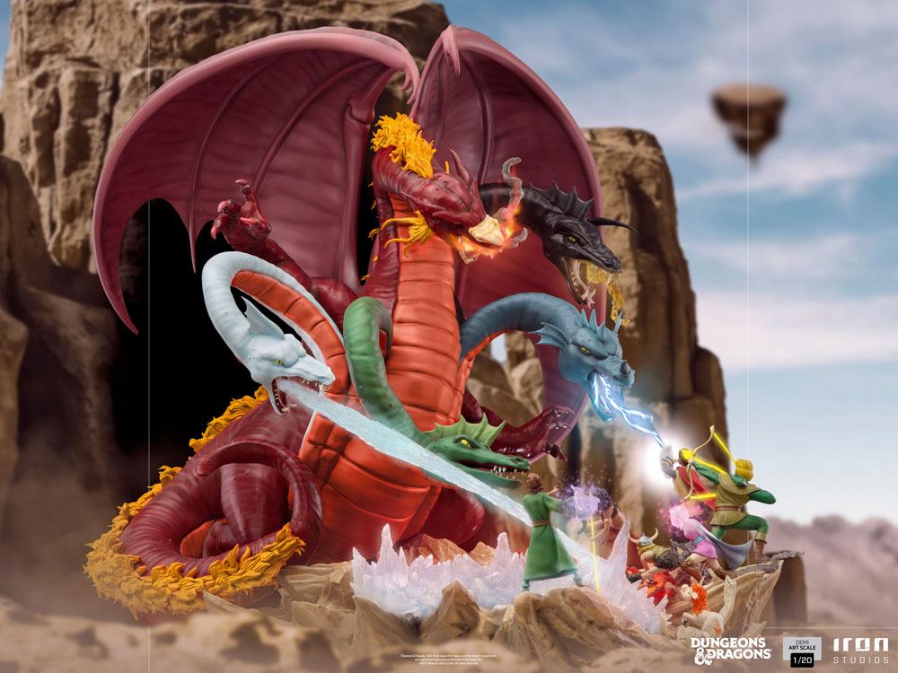 Dungeons & Dragons Demi Art Scale Statue 1/20 Tiamat Battle 56 cm