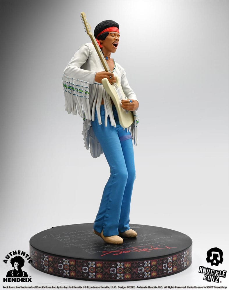 Jimi Hendrix Rock Iconz Statue Jimi Hendrix III 22 cm