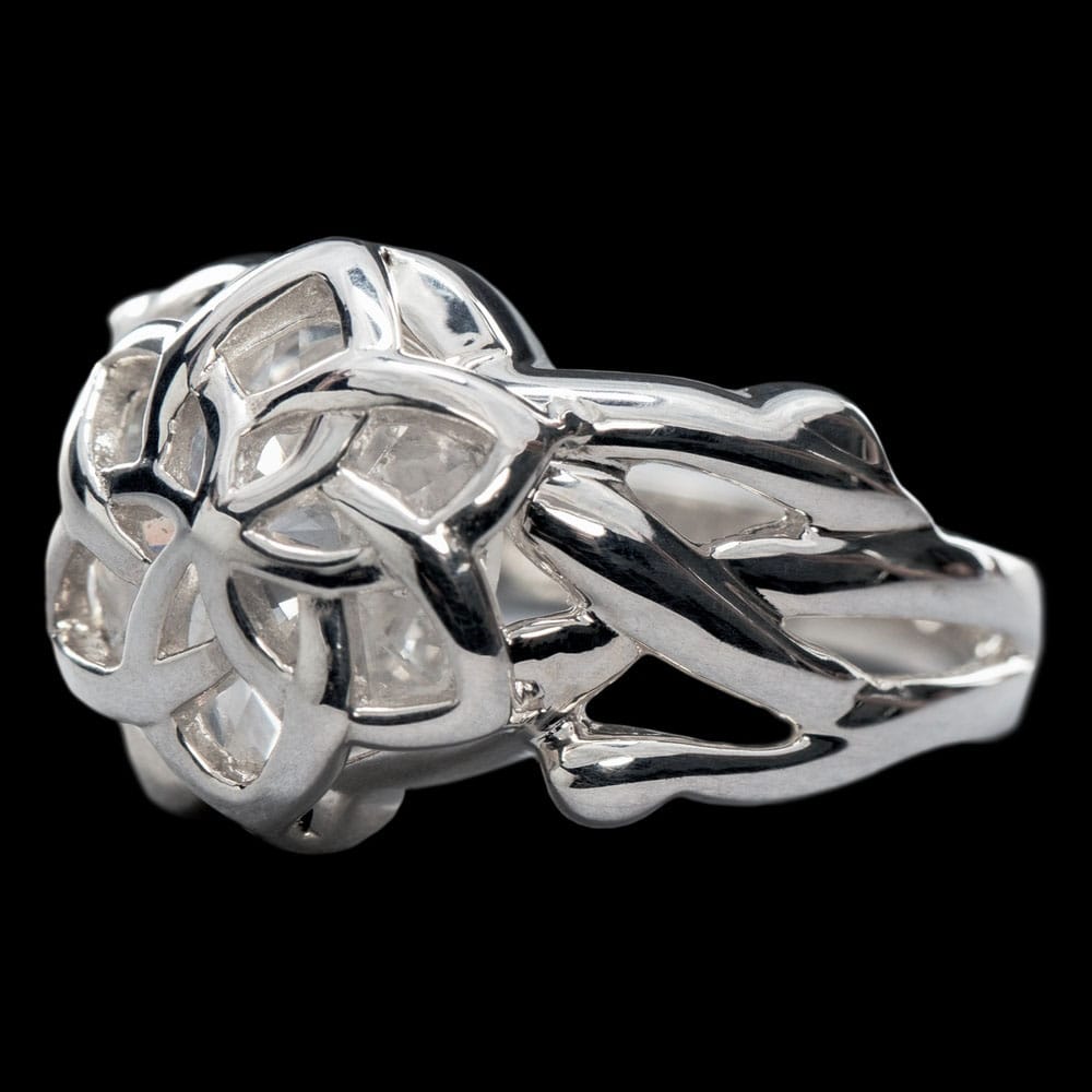 Lord of the Rings Nenya - The Ring of Galadriel (Sterling Silver)