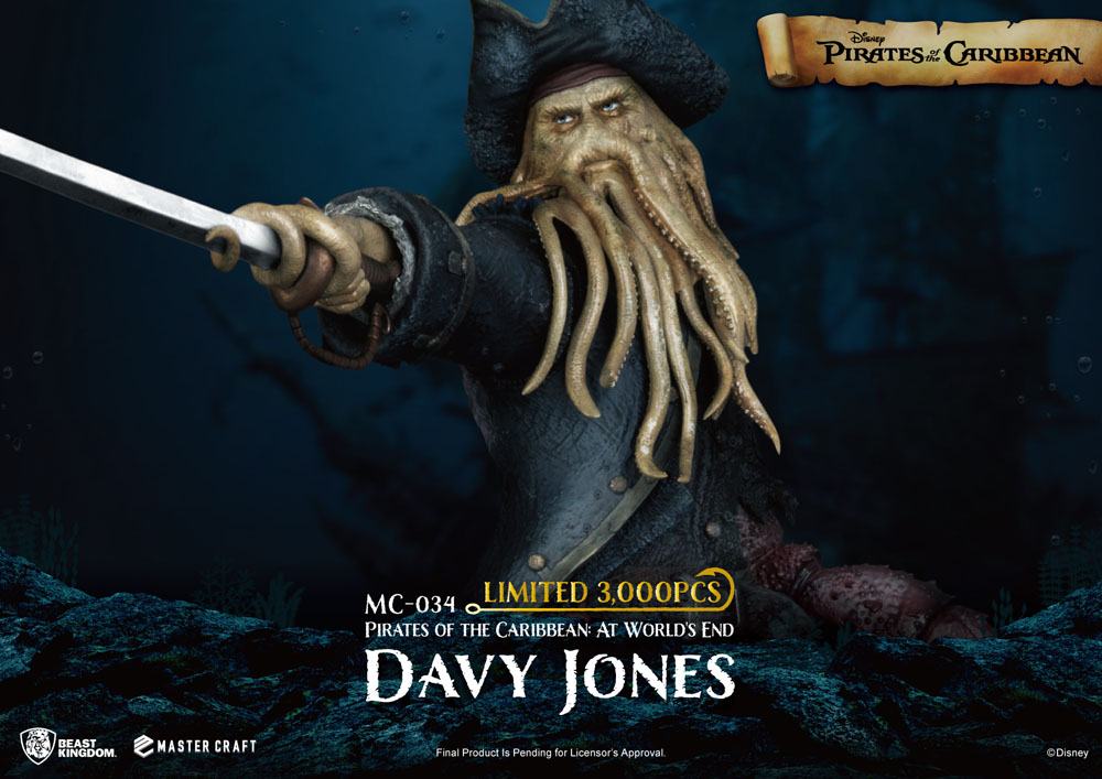 Fluch der Karibik: Am Ende der Welt Master Craft Statue Davy Jones 42 cm