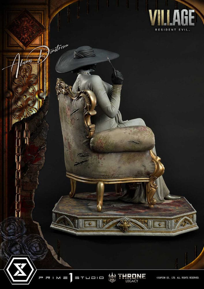 Resident Evil Village Throne Legacy Collection Statue 1/4 Alcina Dimitrescu 66 cm