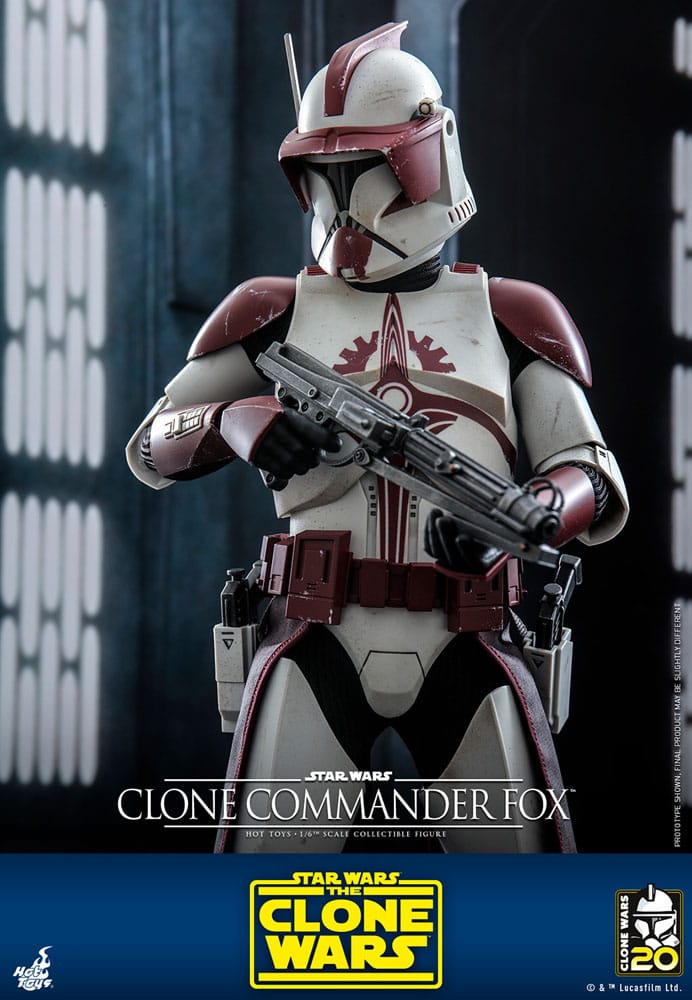 Star Wars: The Clone Wars Action Figure 1/6 Clone Commander Fox 30 cm
