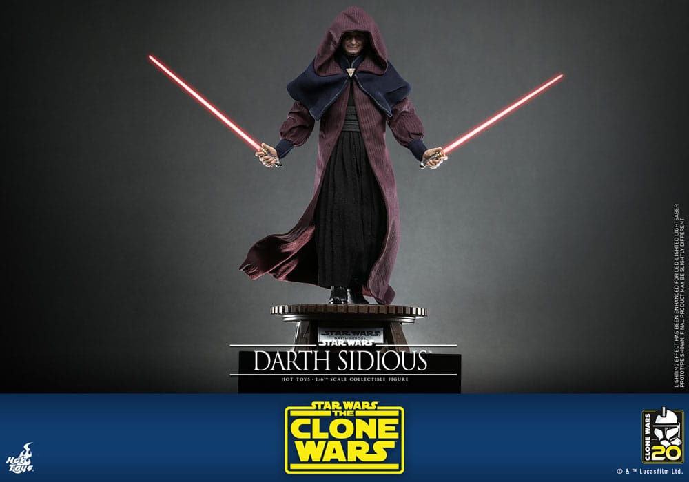 Star Wars: The Clone Wars Action Figure 1/6 Darth Sidious 29 cm