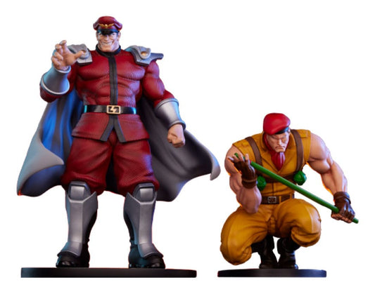 Street Fighter PVC Statues 1/10 M. Bison &amp; Rolento 21 cm