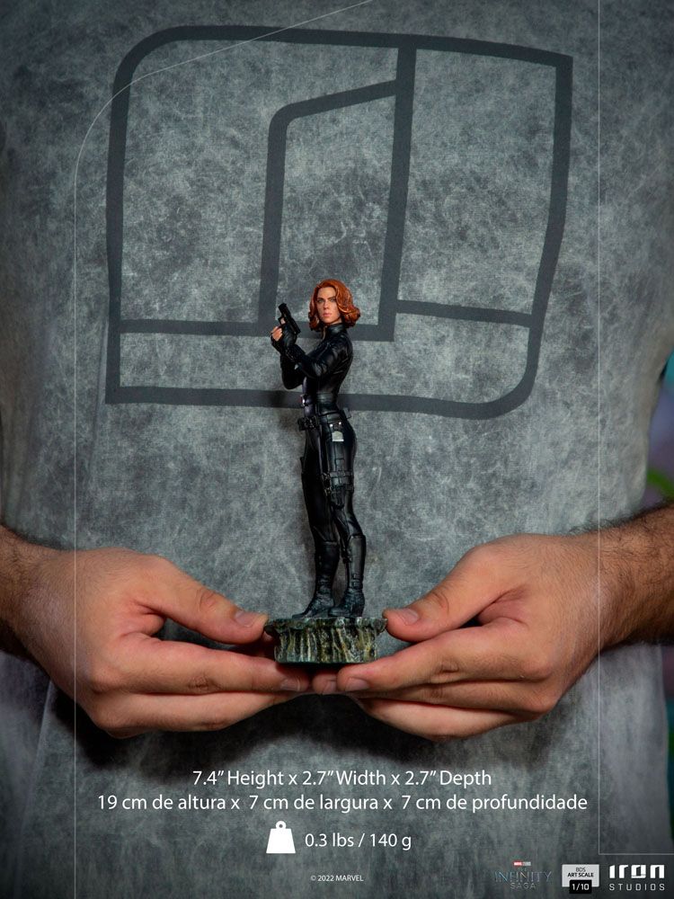The Infinity Saga BDS Art Scale Statue 1/10 Black Widow Battle of NY 19 cm