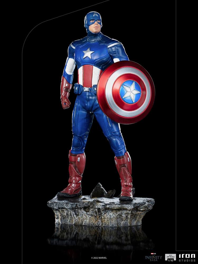The Infinity Saga BDS Art Scale Statue 1 10 Captain America Battle of NY 23 cm