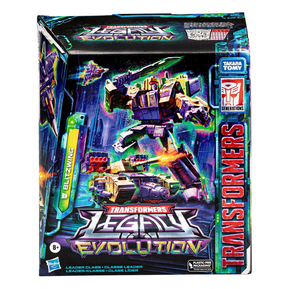 Transformers Generations Legacy Evolution Leader Class-Action-Figur Blitzwing 18 cm