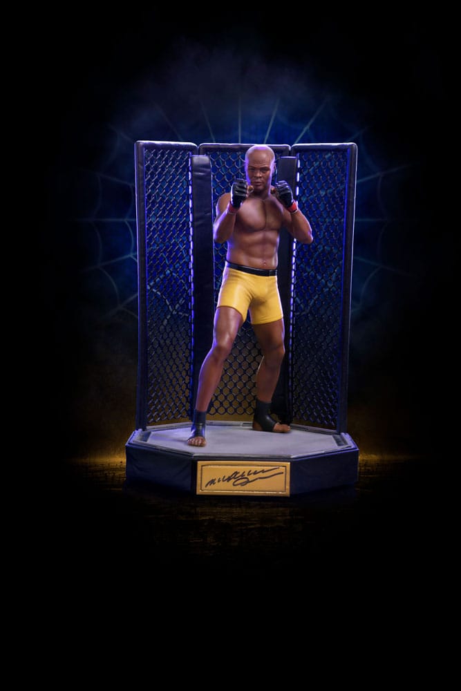 UFC Deluxe Art Scale Statue 1/10 Anderson „Spider“ Silva – signierte Version 22 cm