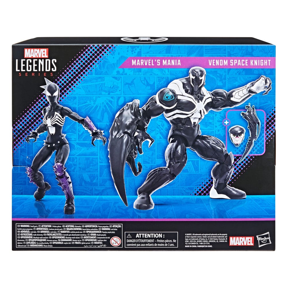 Venom: Space Knight Marvel Legends Action Figure 2-Pack Marvel's Mania &amp; Venom Space Knight 15 cm