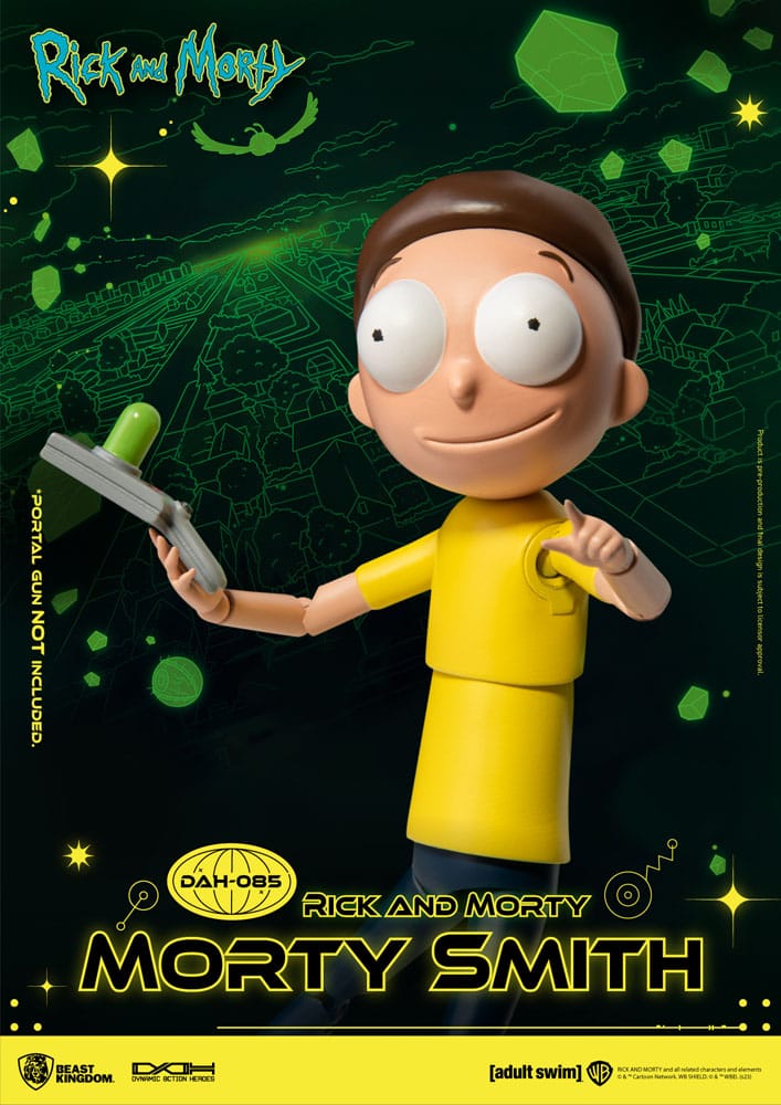 Rick und Morty Dynamic 8ction Heroes Actionfigur 1/9 Morty Smith 23 cm