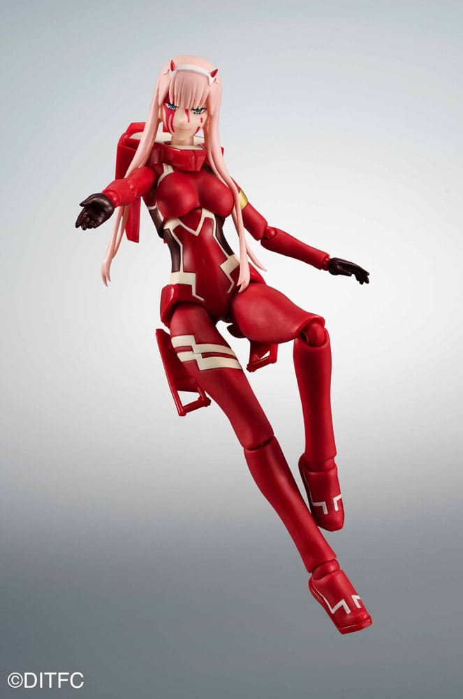 Darling in the Franxx SH Figuarts x The Robot Spirits Action Figure Zero Two &amp; Strelizia 5th Anniversary Set 16 cm
