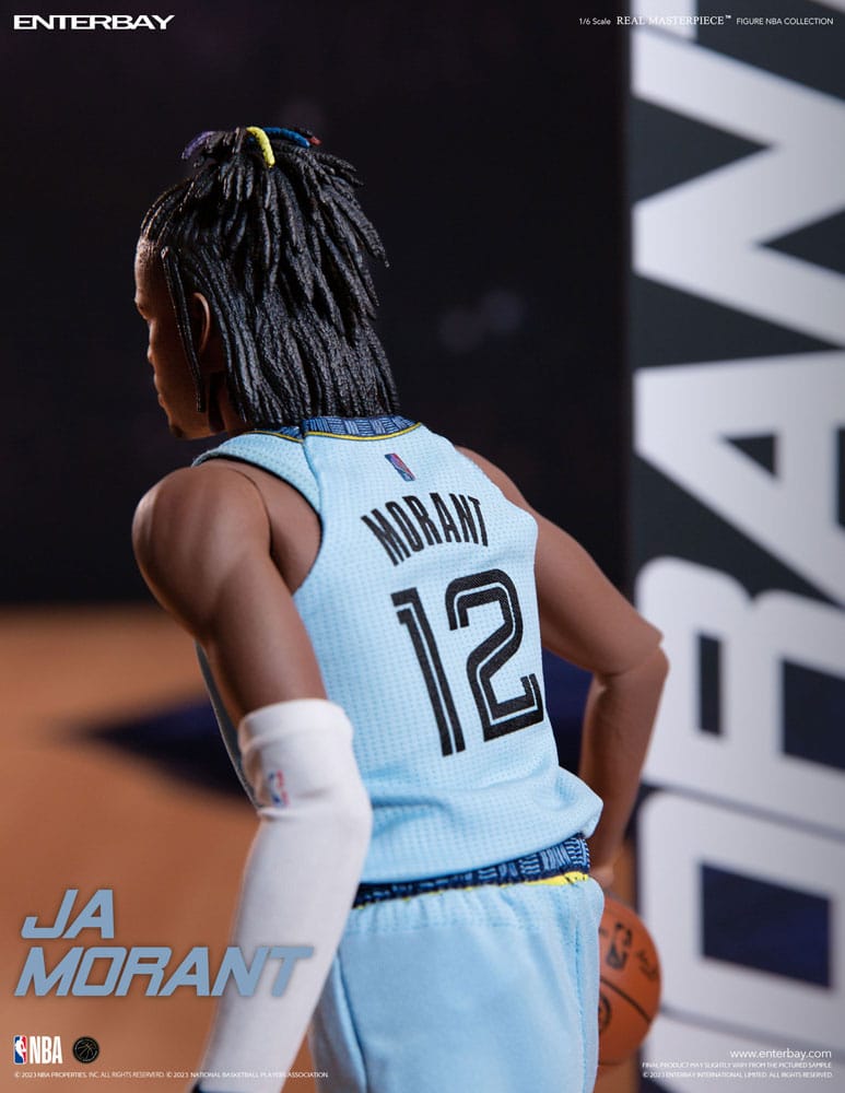 NBA Collection Real Masterpiece Action Figure 1/6 Ja Morant 30 cm