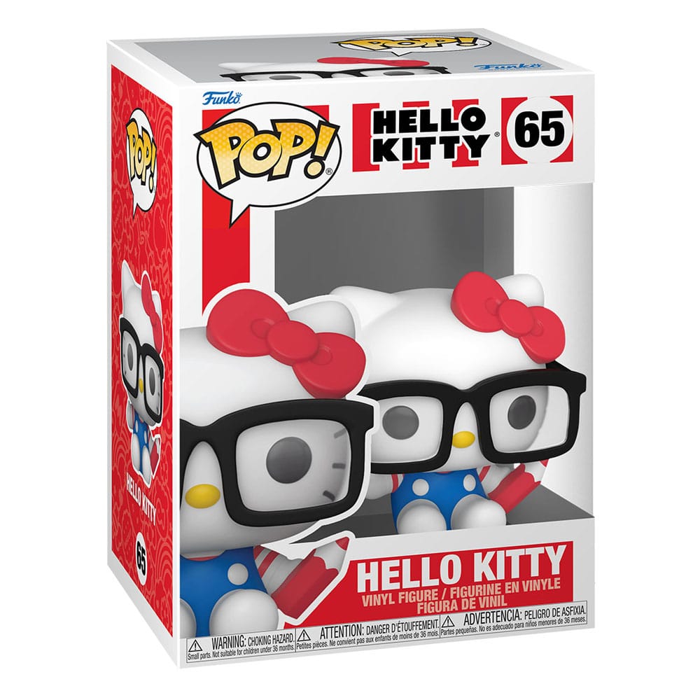 Hallo Kitty POP! Sanrio Vinyl Figur Hello Kitty Nerd 9 cm