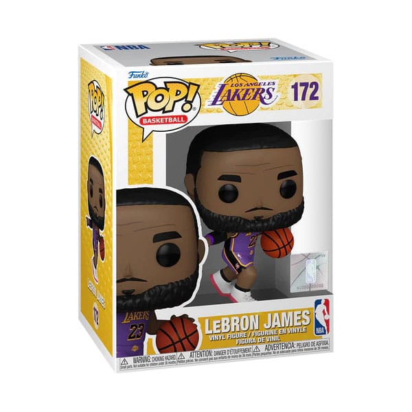 NBA-Legenden POP! Sportliche Vinylfigur Lakers – LeBron James 9 cm