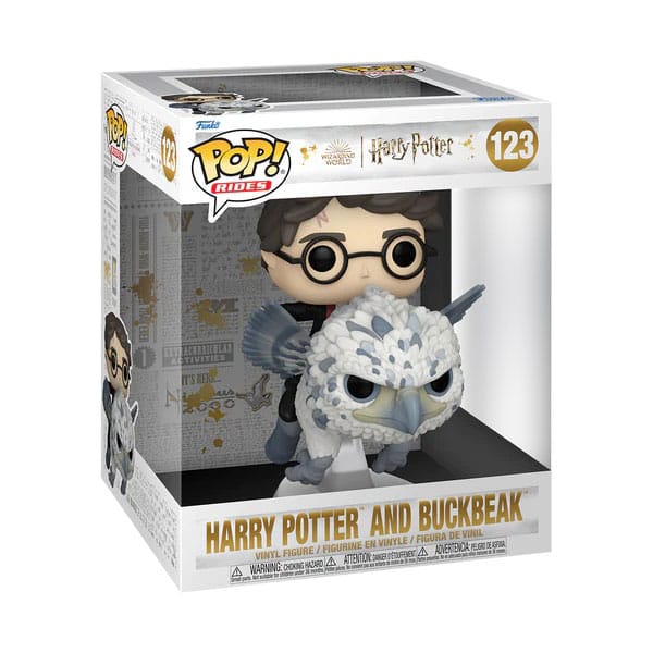 Harry Potter and the Prisoner of Azkaban POP! Rides Deluxe Vinyl Figure Harry &amp; Buckbeak 13 cm