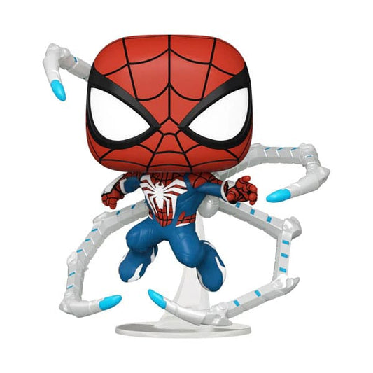 Spider-Man 2 POP! Games Vinyl Figur Peter Perker Anzug 9 cm
