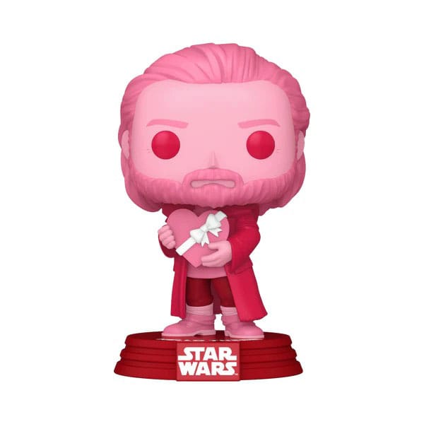Star Wars Valentines POP! Star Wars Vinyl Figure Obi-Wan Kenobi 9 cm