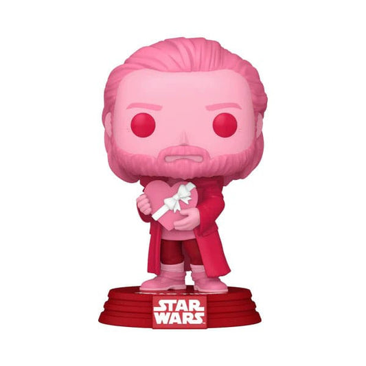 Star Wars Valentines POP! Star Wars Vinylfigur Obi-Wan Kenobi 9 cm