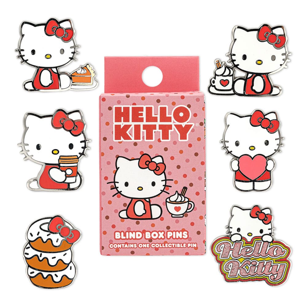 Hallo Kitty POP! Emaille-Pins Draw 3 cm Sortiment (12)