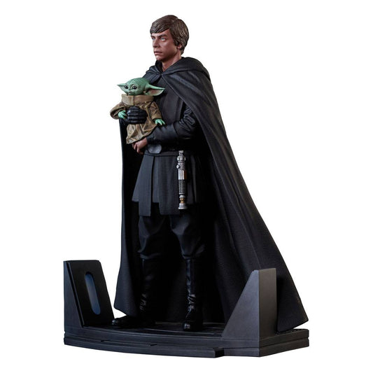 Star Wars: The Mandalorian Premier Collection 1/7 Luke Skywalker &amp; Grogu 25 cm