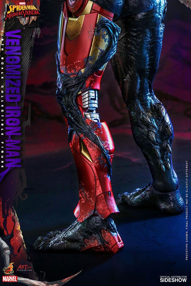 Marvel's Spider-Man: Maximum Venom Artist Collection Action Figure 1/6 Venomized Iron Man 35 cm