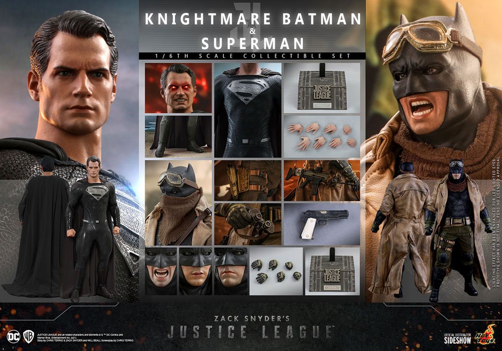 Zack Snyder's Justice League Actionfigur 2er-Pack 1/6 Knightmare Batman und Superman 31 cm