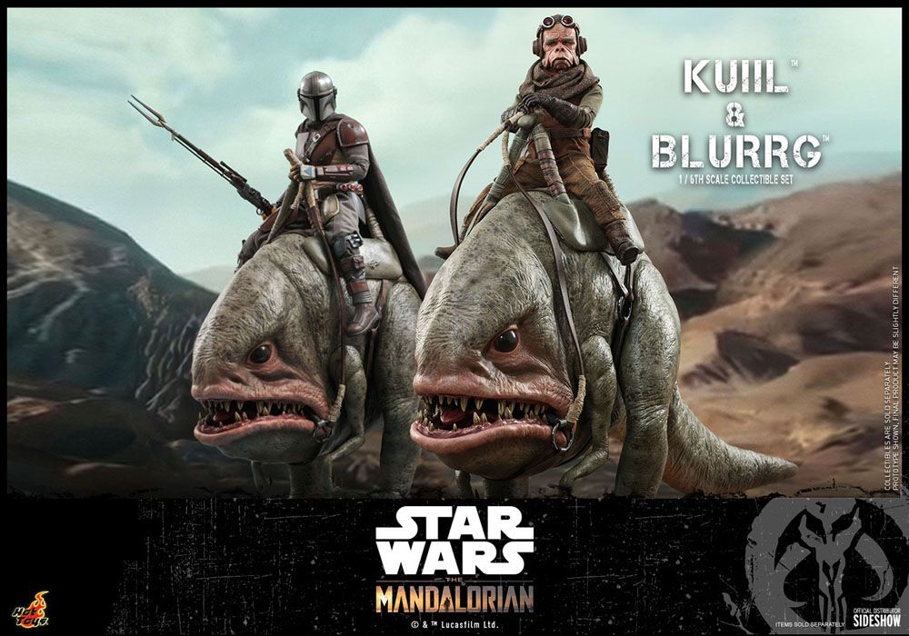 Star Wars The Mandalorian Actionfigur 2er-Pack 1/6 Kuiil &amp; Blurrg 37 cm