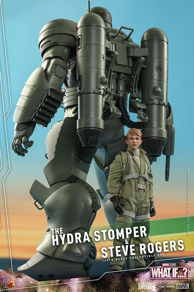 What If...? Action Figures 1/6 Steve Rogers &amp; The Hydra Stomper 28 - 56 cm