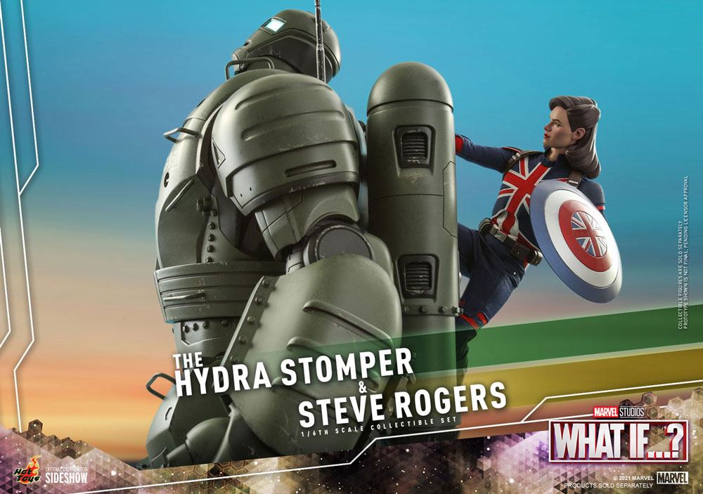 What If...? Action Figures 1/6 Steve Rogers &amp; The Hydra Stomper 28 - 56 cm