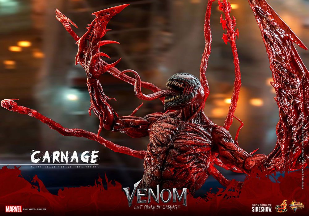 Venom: Let There Be Carnage Movie Masterpiece Series PVC Action Figure 1/6 Carnage 43 cm