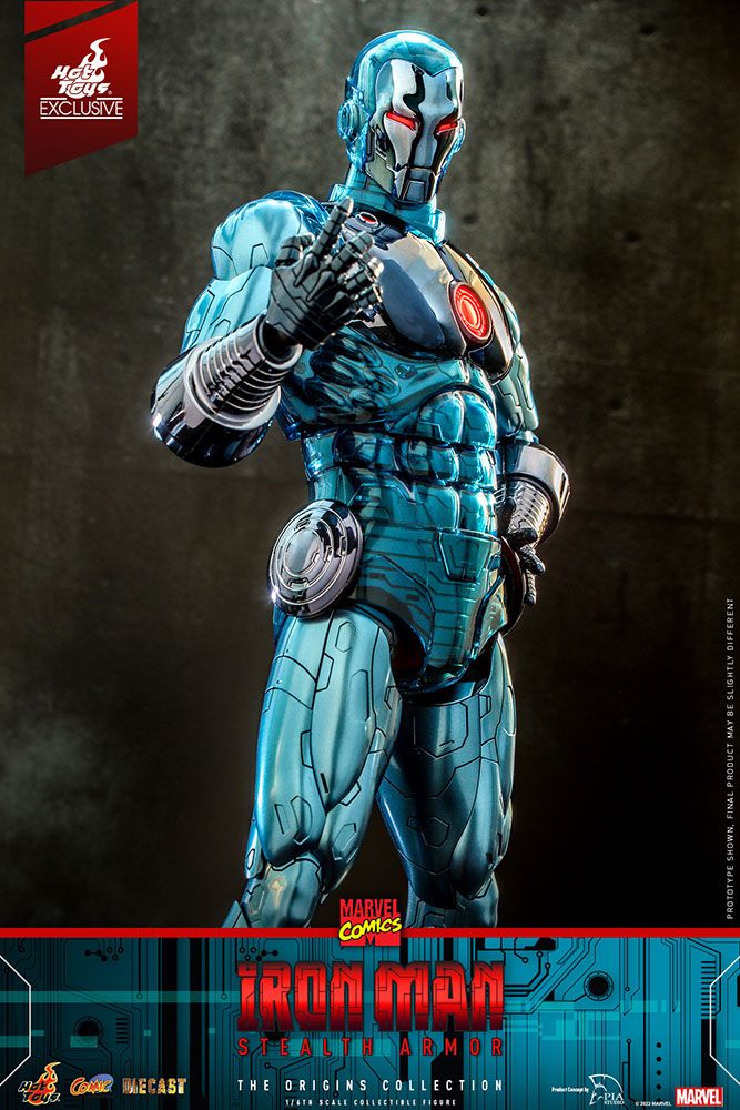 Marvel Comics Diecast Action Figure 1/6 Iron Man (Stealth Armor) Hot Toys Exclusive 33 cm