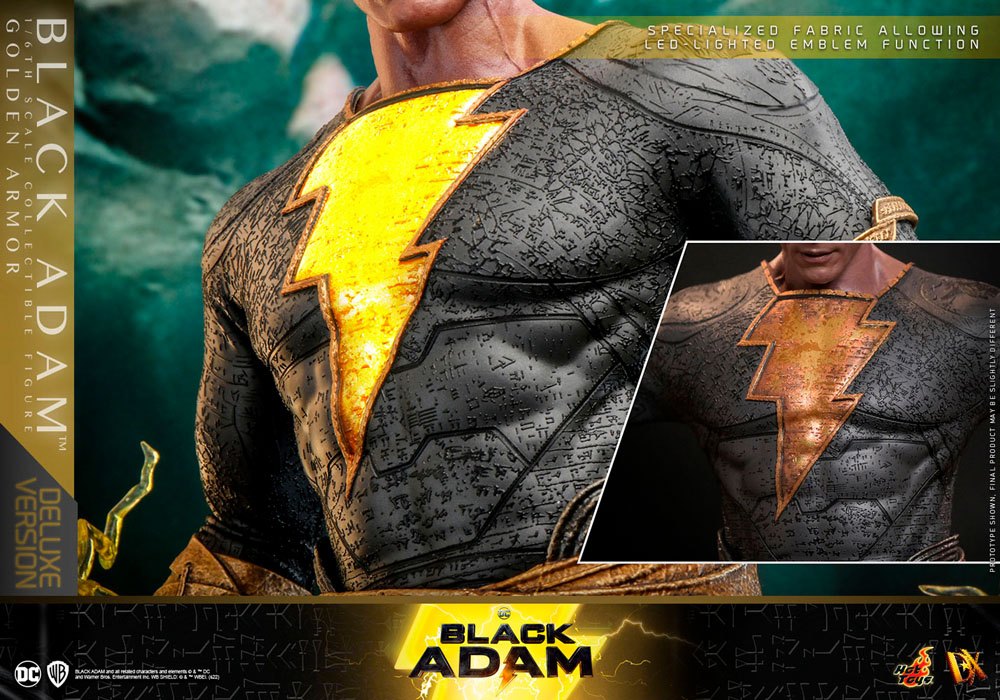 Black Adam DX Action Figure 1/6 Black Adam (Golden Armor) Deluxe Version 33 cm