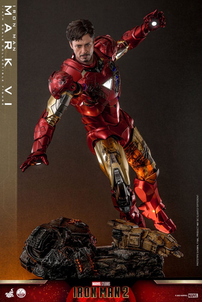 Iron Man 2 Actionfigur 1/4 Iron Man Mark VI 48 cm