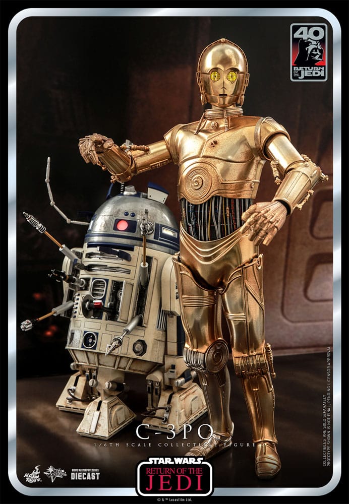 Star Wars: Episode VI 40th Anniversary Action Figure 1/6 C-3PO 29 cm