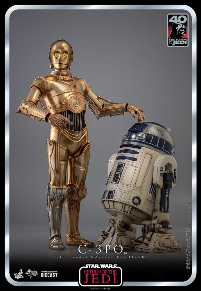 Star Wars: Episode VI 40th Anniversary Actionfigur 1/6 C-3PO 29 cm