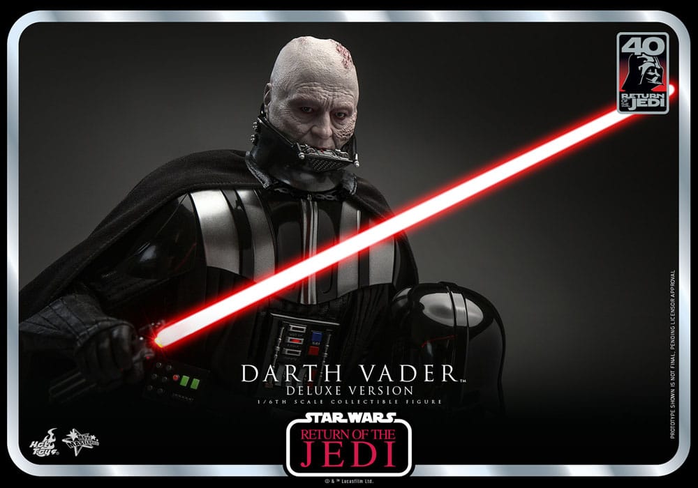 Star Wars: Episode VI 40th Anniversary Action Figure 1/6 Darth Vader Deluxe Version 35 cm
