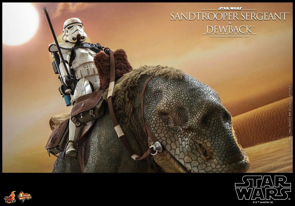 Star Wars Episode IV Action Figure 2-Pack 1/6 Sandtrooper Sergeant &amp; Dewback 30 cm