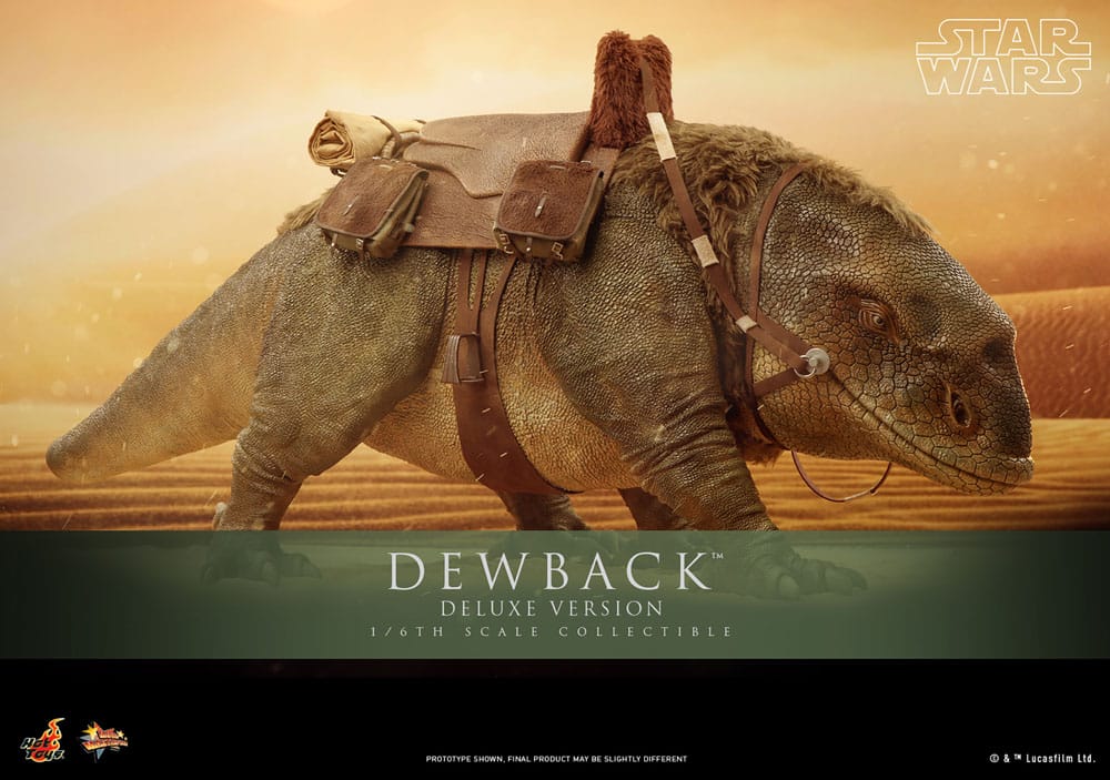 Star Wars: Episode IV Actionfigur 1/6 Dewback Deluxe Version 37 cm