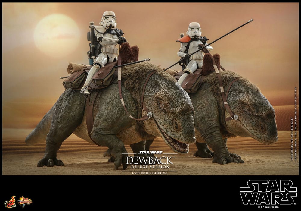 Star Wars: Episode IV Actionfigur 1/6 Dewback Deluxe Version 37 cm